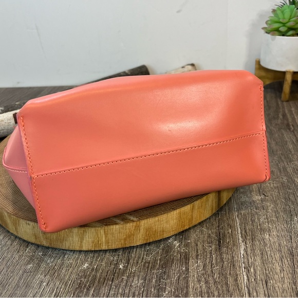 Furla | Pink Leather mini Tote Bag W 8 1/2,   H 9. Any other questions? - Picture 8 of 16